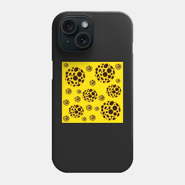 polka dot pop art infinity pattern Phone Case by pauloneill-art