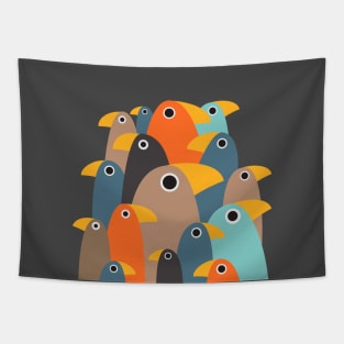 Paper birds Tapestry