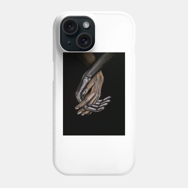 Hand in Hand Phone Case by SandiaOFC