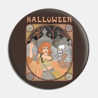 Ghosts and bones Pin