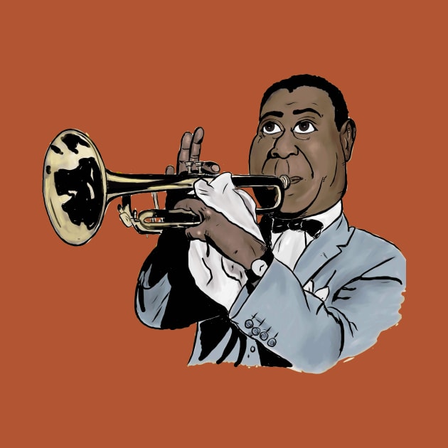 Louis Armstrong by ajgoal