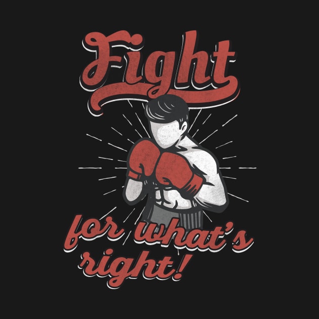 Boxer Slogan Boxing by Foxxy Merch