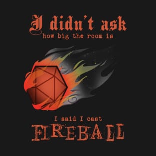 I said I cast Fireball T-Shirt