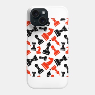 Chess Pieces Pattern Phone Case