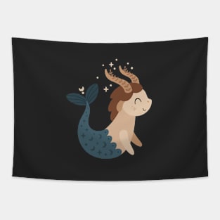 Capricorn Baby Zodiac Sign Tapestry