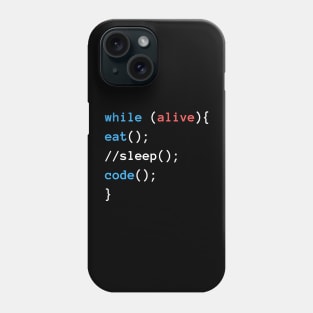 Eat Sleep Code | Programmierer | Web-Entwickler | Hacker Phone Case