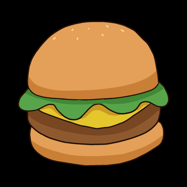 Cute Cheese Burger by dukito