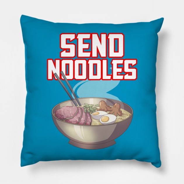 Send Noodles Pillow by Gamusaur