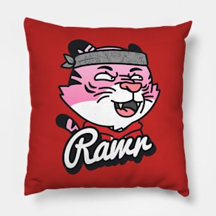 Pink Tiger RAWR Pillow