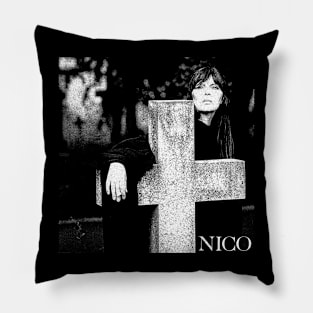 Nico German Singer Chelsea Girl Pillow