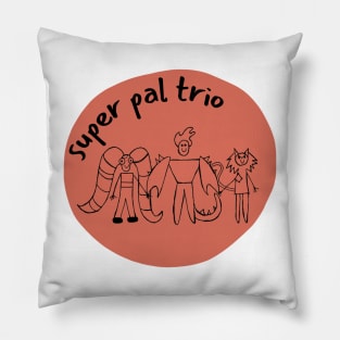 Scorpia's drawings of thSuper pal trio - Scorpia Catra and Entrapta - she-ra and the princesses of power Pillow