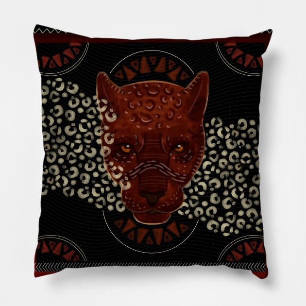 Brazilian Jaguar Pillow by bibsstore