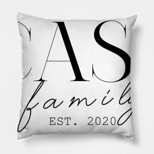 Case Family EST. 2020, Surname, Case Pillow