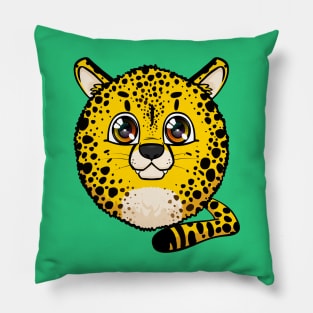 Cheeta Fluffball Pillow