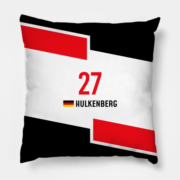F1 2023 - #27 Hulkenberg Pillow by sednoid