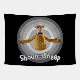 Vintage The Sheep TV Series Cartoon Shaun Tapestry