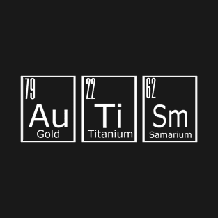 Autism Periodic Table Symbols T-Shirt