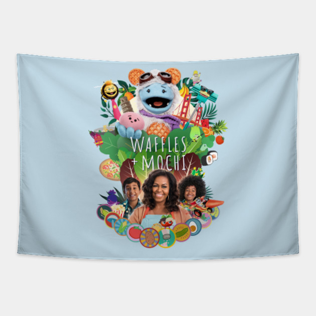 Waffles And Mochi Waffles Mochi Netflix Tapestry Teepublic Waffles And Mochi Waffles Mochi Netflix Tapestry Teepublic