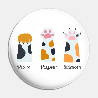 Cat Paw Games: Unleash the Rock, Paper, Scissors Fun Pin