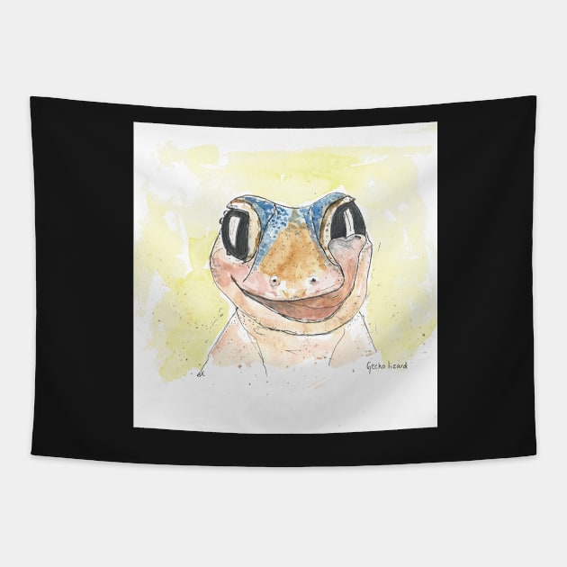 Gecko Tapestry by DebTheZeb