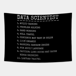 Data Scientist Multi-tasking and Problem Solving "Data science " Tapestry