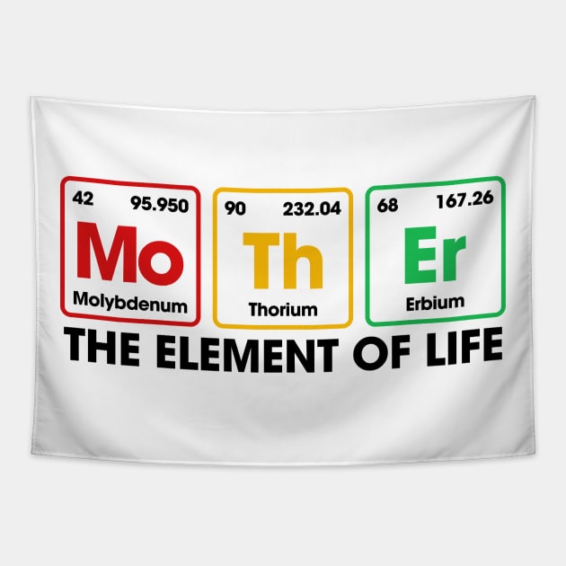 Mother Element Of Life Mothers cool mothers day Tapestry by KawaiiFoodArt