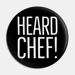 Heard Chef Lingo Kitchen Lingo Restaurant Talk Pin