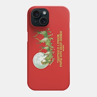 Christmas is a stocking stuffed with sugary goodness Phone Case