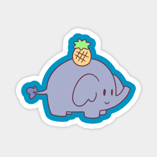 Pineapple Elephant Magnet