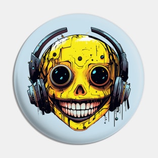 Acid House Smile Face Ready to Bass? Pin
