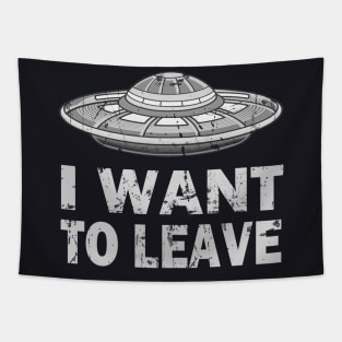 I want to leave UFO Tapestry