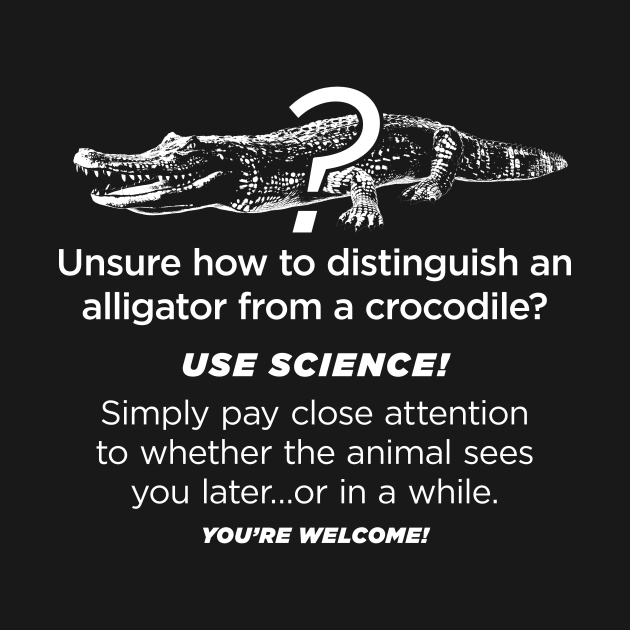 Alligator vs Crocodile - how to tell the difference by ClothedCircuit