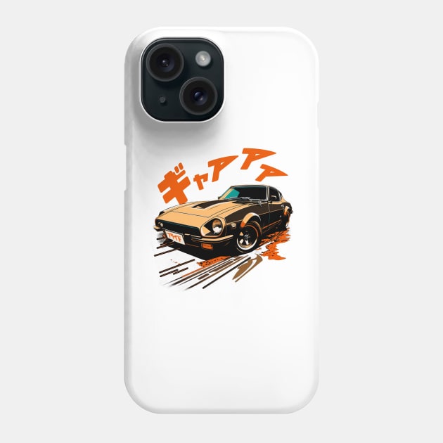 Japanese anime style vintage jdm racing design Phone Case by Kid Relic