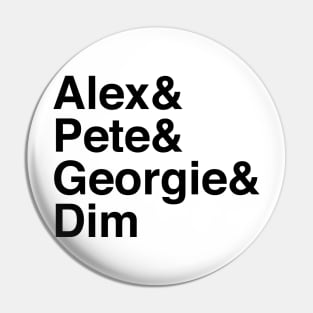 Helvetica Droogs Pin