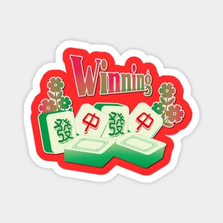 Winning Winning Mahjong Lucky Man Magnet