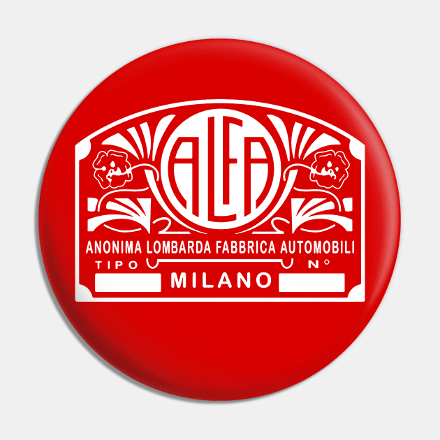 1910 Alfa Romeo Badge Pin by FASTER