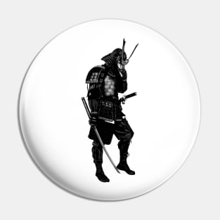 Samurai Silhouette #3 Pin