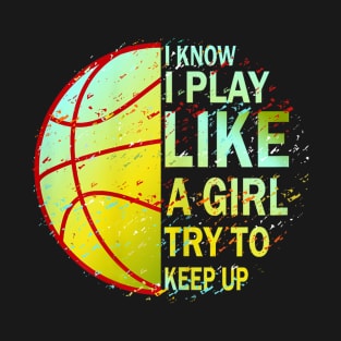 Girls Basketball T-Shirt