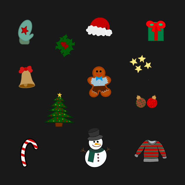 Christmas Doodles Sticker Pack by GrellenDraws