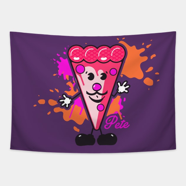 Pop Art for Kids | Pete | Pink Tapestry by Royal Mantle