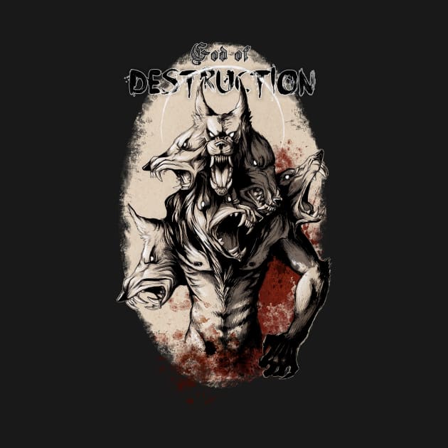 God of Destruction by dragonrise_studio