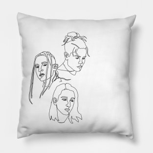 chase atlantic minimalistic line drawing Pillow