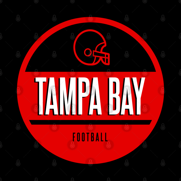 Tampa Bay retro football by BVHstudio