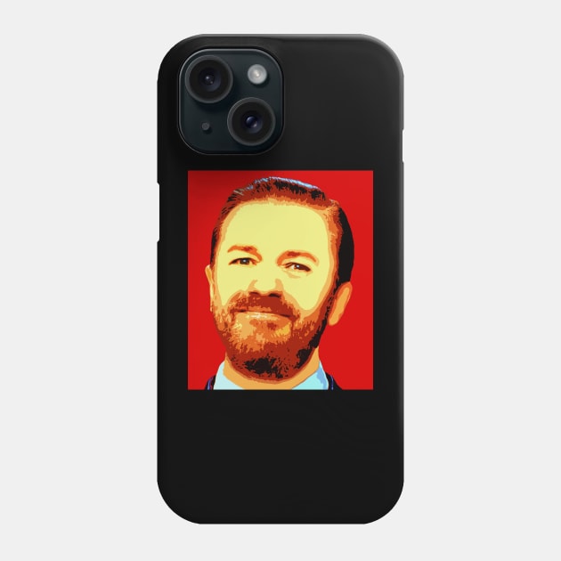 ricky gervais Phone Case by oryan80