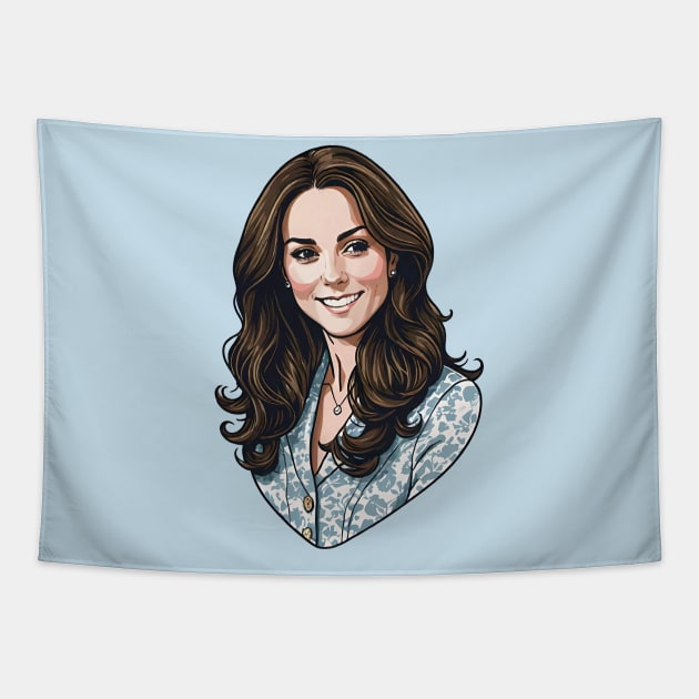 Kate Middleton Tapestry by Sobalvarro