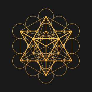 Metatron's Cube Merkaba Sacred Geometry T-Shirt