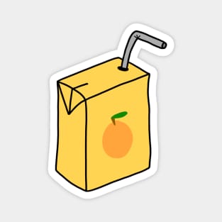 cute orange juice bag Magnet