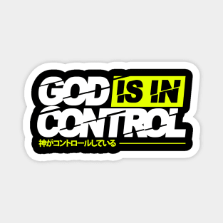 god is in control Magnet