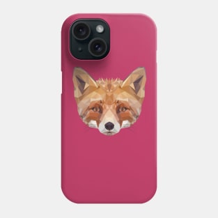 Fox Low Poly Art Phone Case