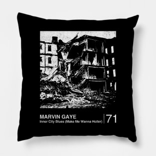 Inner City Blues / Minimalist Graphic Artwork Design Pillow